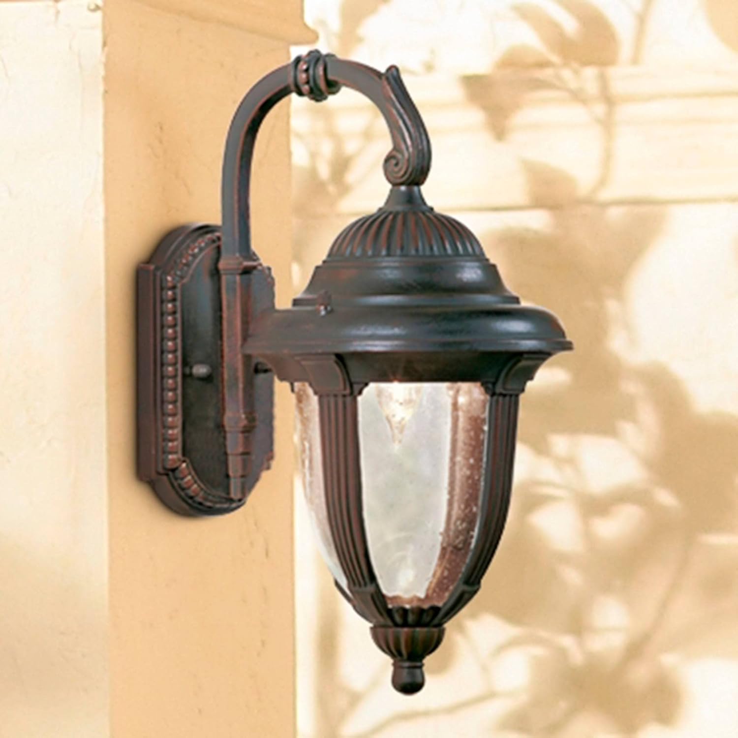 John Timberland Casa Sierra Rustic Farmhouse Vintage Outdoor Wall Light Fixture Bronze 14 1/2