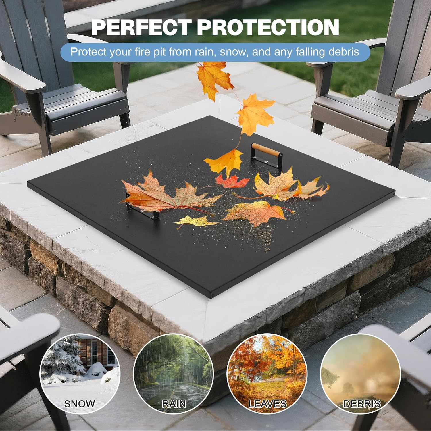 Fire Pit Lid Square 38