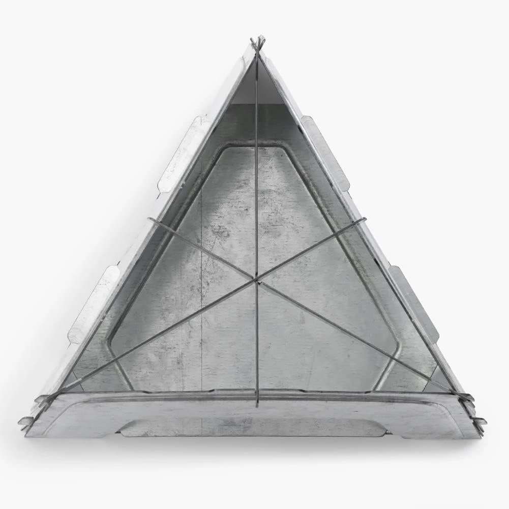 NOBOX Stainless Steel Lightweight Collapsible Portable Fire Pit Camp Backpacking Stove - Nylon Storage Bag