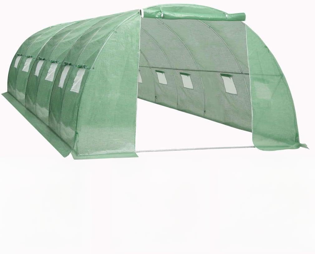 Greenhouse 258.3 ft 19.7'x13.1'x6.6', Garden Structures