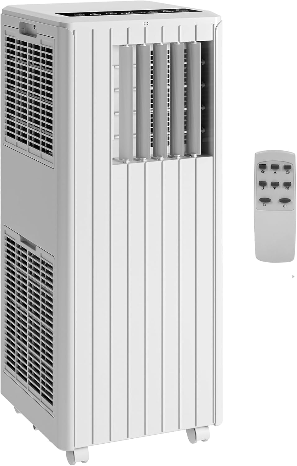 8000 BTU Portable Air Conditioner for Room up to 350 Sq.Ft 3-in-1 AC Unit with Cooling Fan & Dehumidifier Ultra-Quiet 24H Timer Remote Control Easy Install for Bedroom Office Living Room