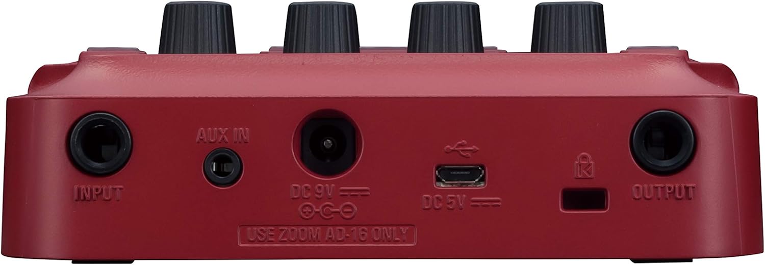 Zoom B1 Four Bass Multi-Effects Processor Pedal, with 60+ Built-in Effects, Amp Modeling, Looper, Rhythm Section, Tuner, Battery Powered