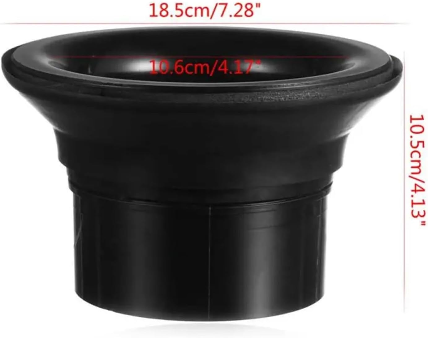 1~7PCS Bass Loudspeaker Reverberation Speaker Drum Bottom Microphone Loudspeaker Voice Sound Amplifier Drum Accessories (Color : Black 3pcs)