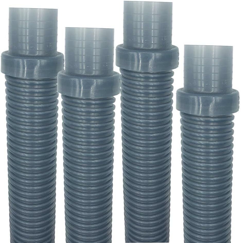 Replacement for Puri Tech Pool Vac Ultra AquaBug Hose Translucent Blue 1.5 inch x 4 feet 4 Pack Repair Parts