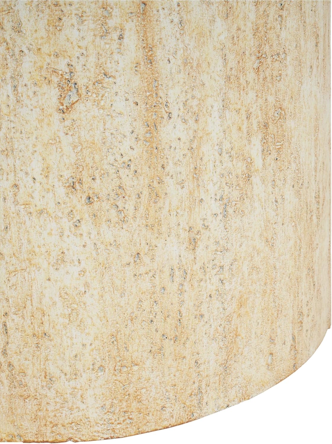 GDFStudio Propane Tank Cover Outdoor MgO Tank Holder Ribbed-Cylindrical Shape Tank Storage Side Table for Gas Fire Pits Gas Tank Holder Storage for 20 lb Propane Tanks, 16