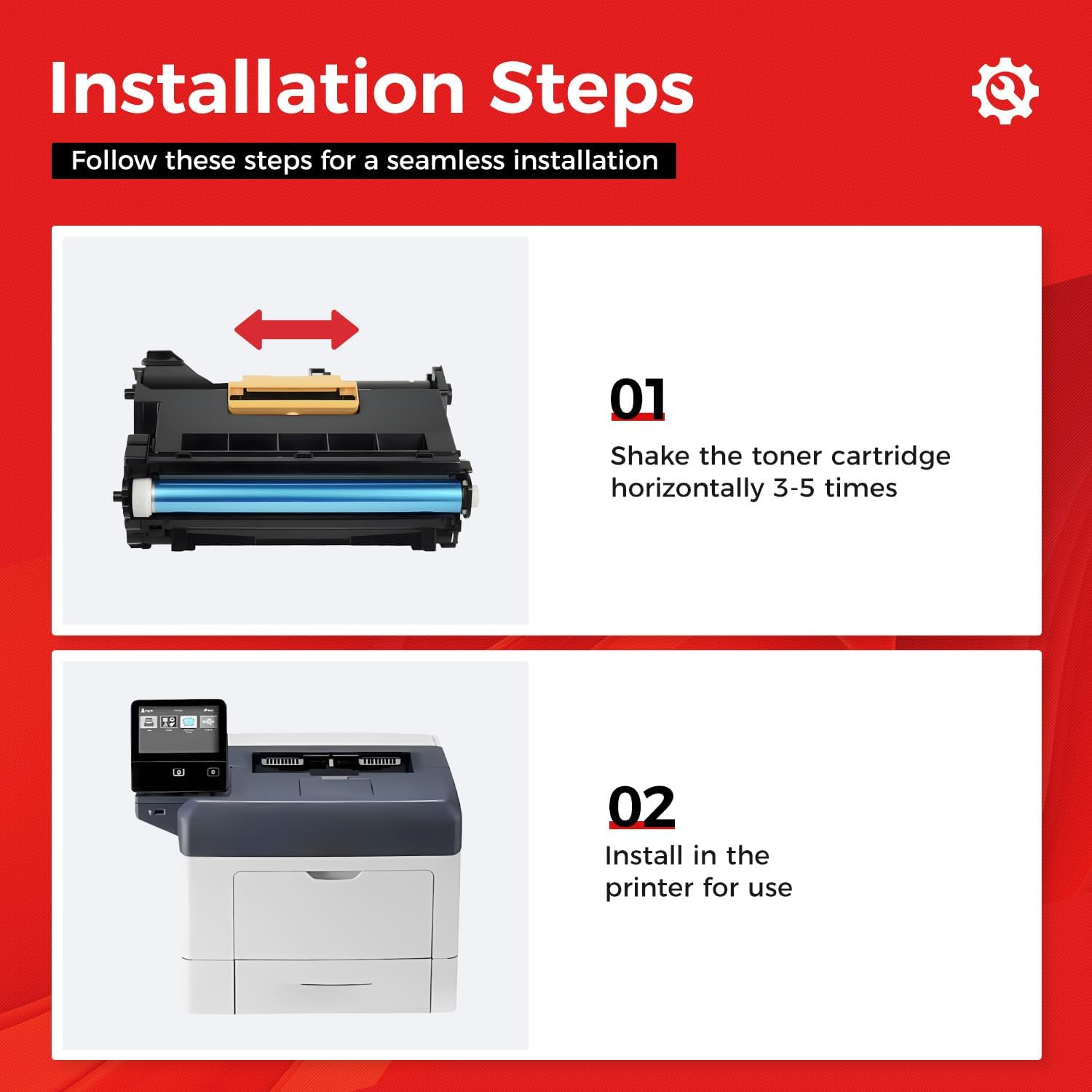 VersaLink B400 B405 Drum Unit (Not Toner) Black 1-Pack Replacement for Xerox 101R00554 Image-Drum Compatible with Xerox VersaLink B400 B400N B400DN B405 B405N B405DN Laser Printer All-in-One Copier