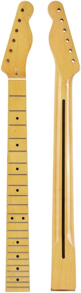 ALINREDBX 22 Frets Electric Guitar Neck Replacement Parts Maple Suitable for ST Electric Guitar