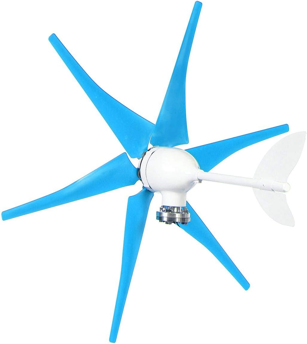 8000W 12V/24V 3/5/6 Blades Horizontal Wind Generator Wind Turbines Generator Windmill Energy Turbines Charge for Home Camping,24v,3 Blades