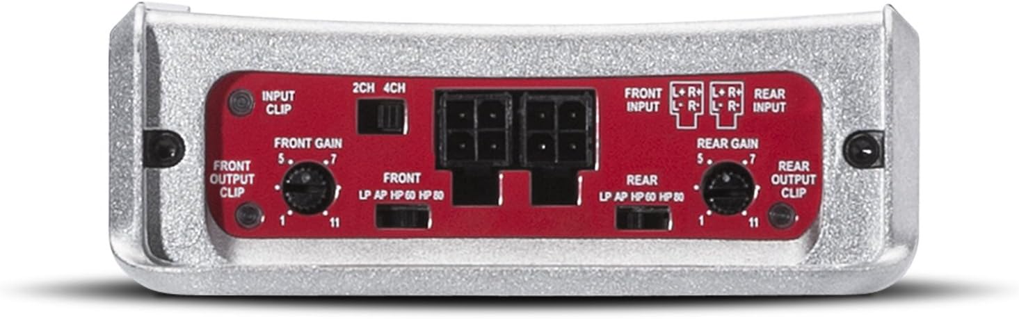 Rockford Fosgate Punch PBR400X4D Compact Chassis 400-Watt Full-Range 4-Channel Amplifier