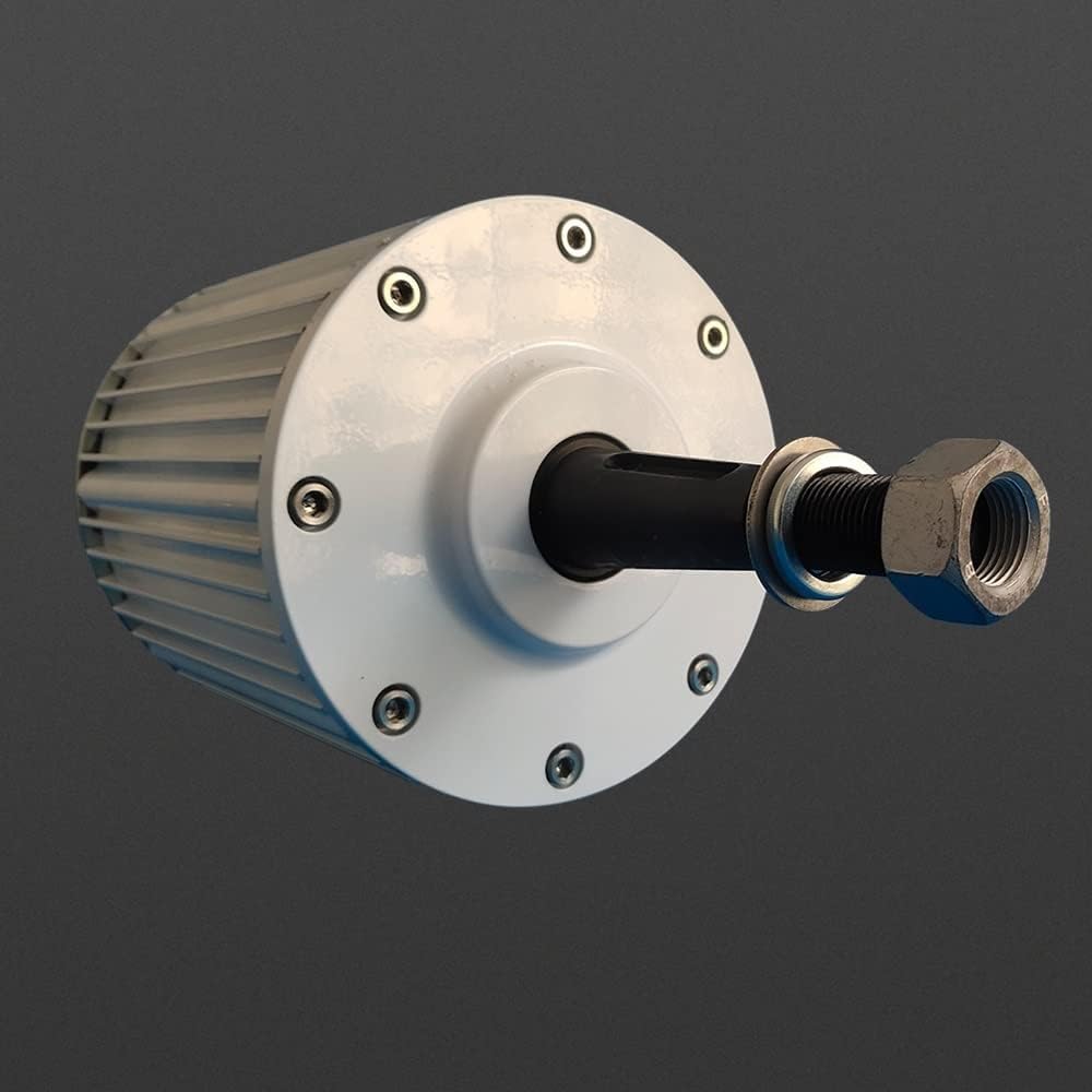 Wind Turbine, 10KW 20KW 30KW Generator AC Alternators 48V 96 Gearless Permanent Magnet Low RPM for Wind and Horizontal Wind(with Base,96V_10000W)