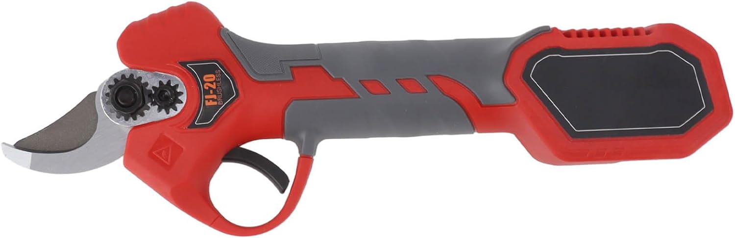 GLOGLOW Cordless Handheld Pruning Scissor, Rechargeable Lightweight Powerful Electric Plant Pruning Shears Small for Branches for Garden (Red)