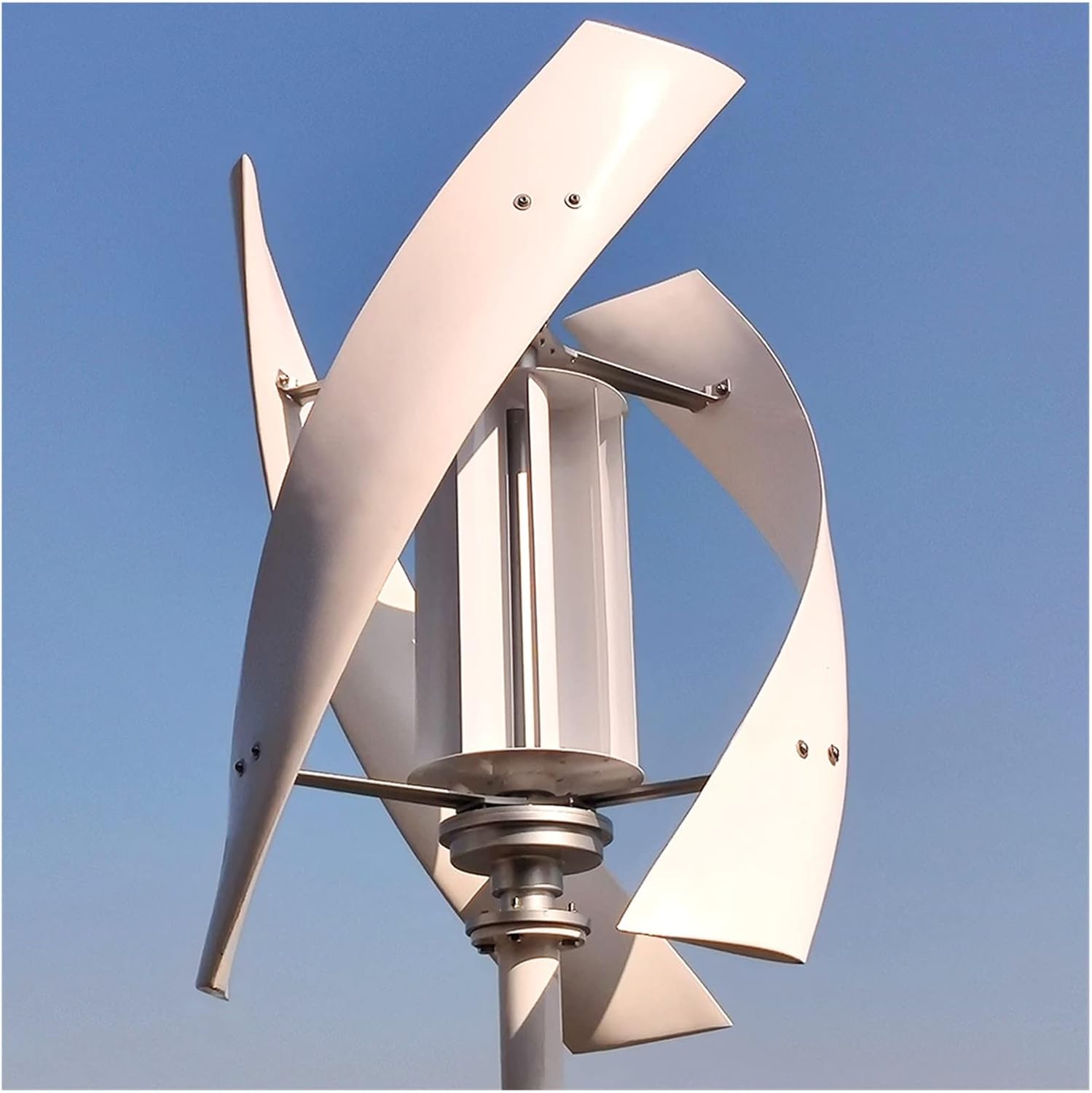 Wind Turbine 2000w Wind Turbine Generator 48v Alternative Energy Generator 220v AC Output Household Complete Kit With Controller Inverter (Color : Turbine Only, Size : WHITE_24V_1500W)