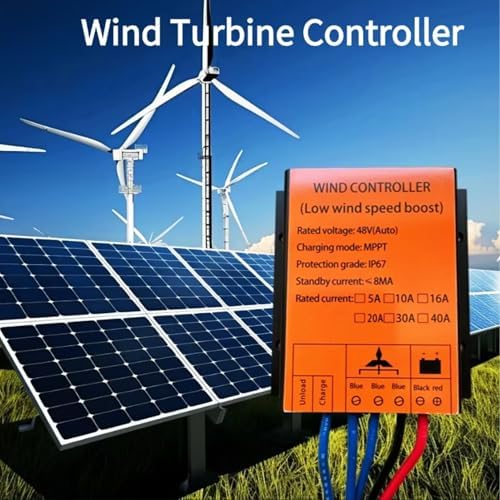 3000W Wind Solar Hybrid System MPPT Charge Controller - 12V-48V DC for Wind Turbine Generator, Efficient Power Management, Solar & Wind Energy Solutions