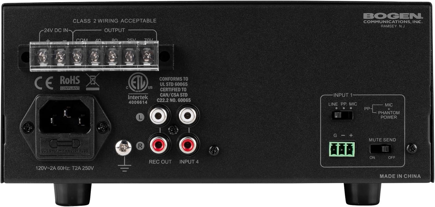 AMPLIFER, 40W, 2 INPTS 1 P/Level