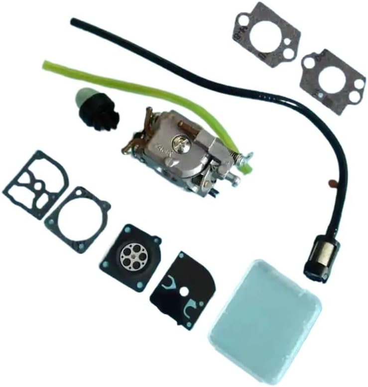 Tools Repair Parts for EA3200S Carburetor W/Gasket for ZAMA C1Q-DM30 168849 168848 for Makita EA3201S EA3202S EA3203S DOLMAR PS-32 32CC for Chainsaws Easy to Install(Type C Carb Kit)