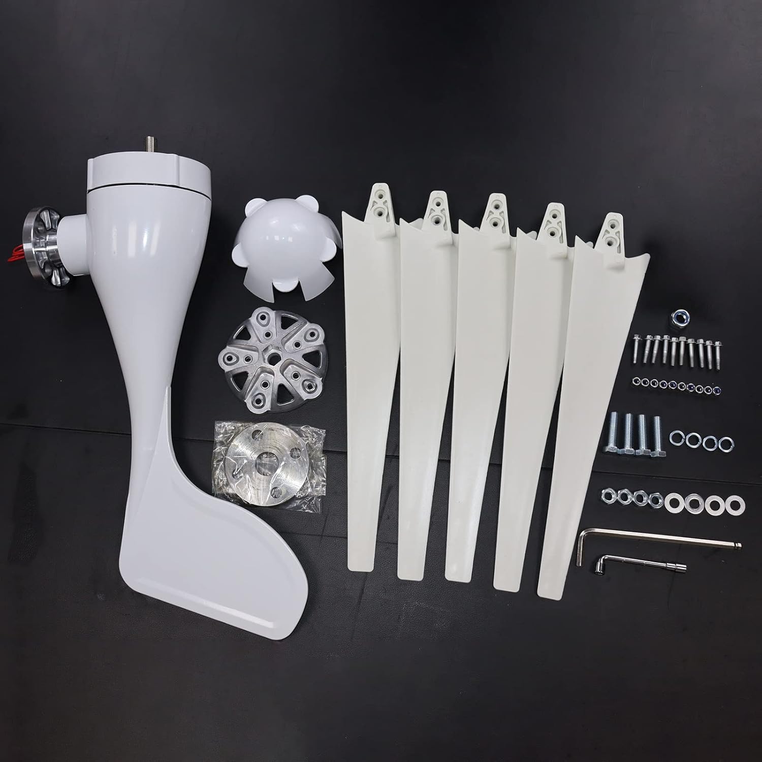 Wind Turbine Generator kit, Mini Windmill Turbines Generator 1200W, Wind Power Generator for Marine, RV, Home, Windmill Generator Suit for Hybrid Solar Wind System