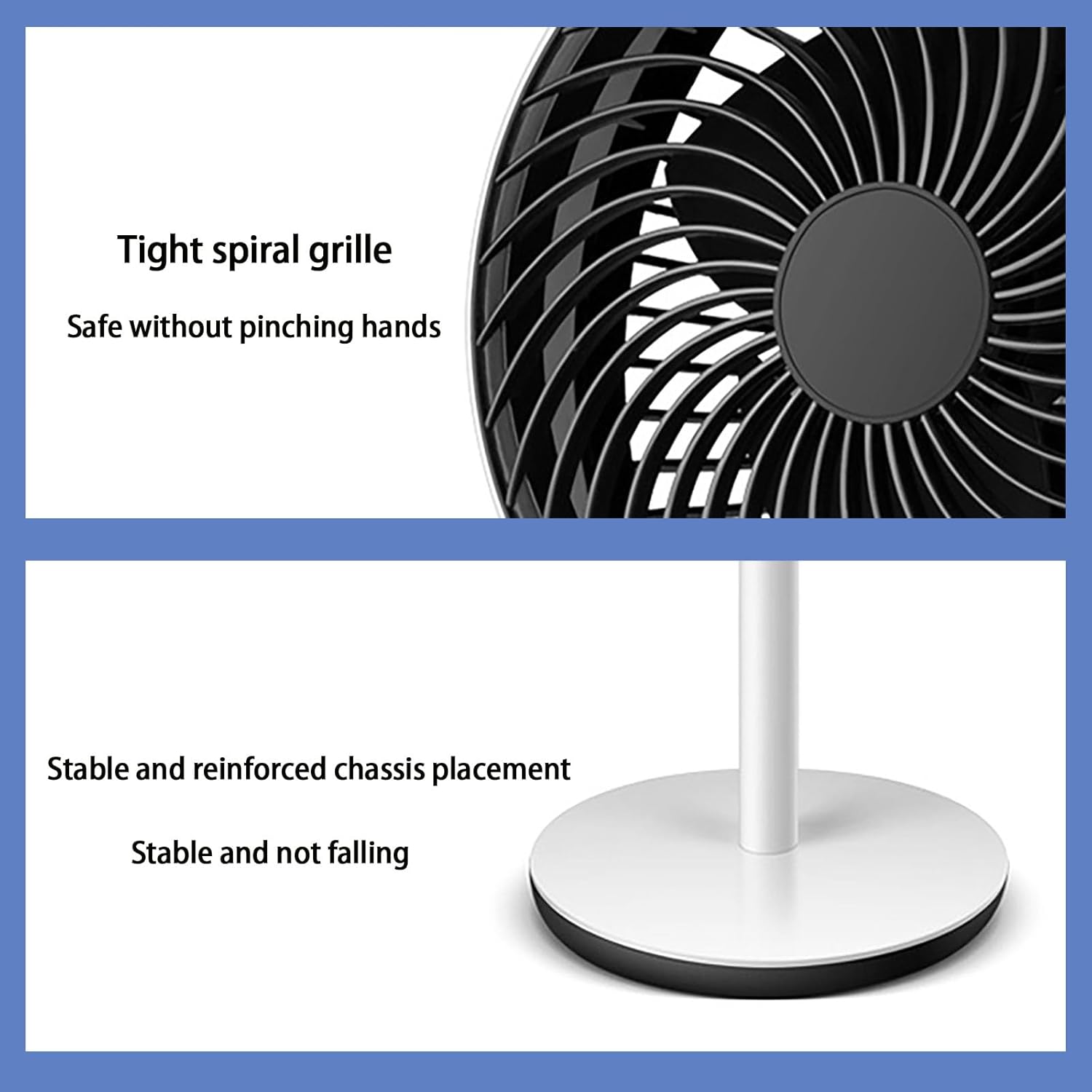 JSLJJBD Portable Air Conditioners Portable Evaporative Air Cooler Floor Air Conditioner Small Vertical Silent Turbo Electric Fan, Intelligent Remote Control, Three-Speed Wind Speed, Timing Setting