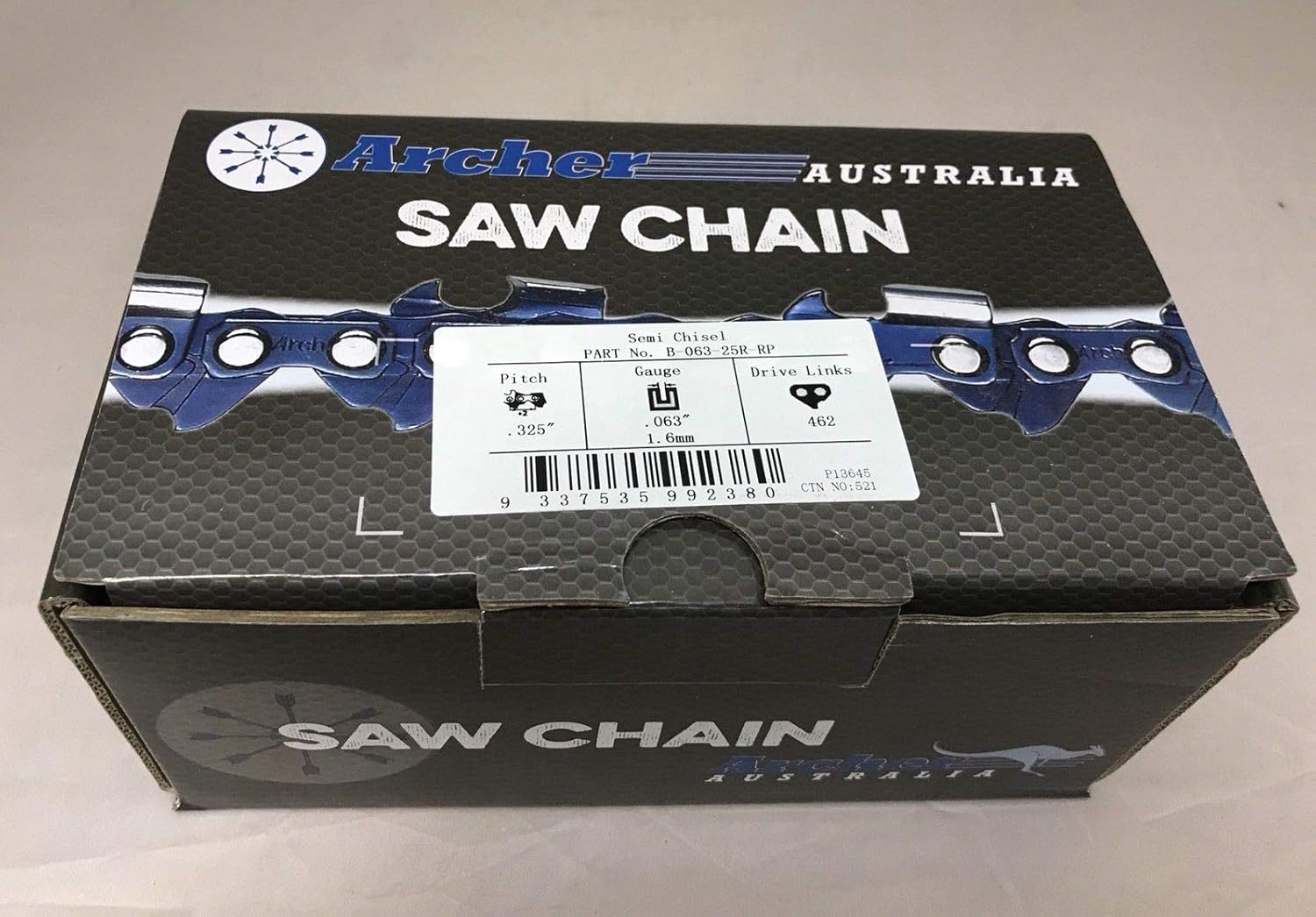 Archer Chainsaw Chain 25ft Roll .325 Pitch .063 Ripping Chain