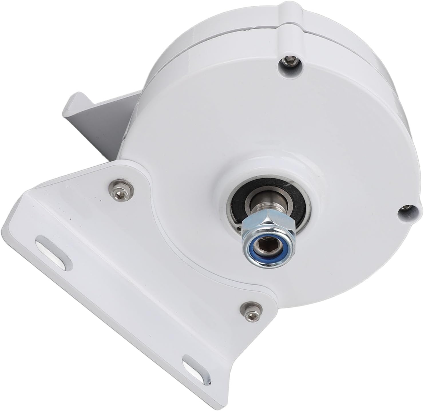 3 Phase AC Permanent Magnet Synchronous Generator Dual Shaft 12V High Efficiency Wind Turbine Power Generator for Home Use Aluminum Alloy Carbon Steel Compact Design (200W)