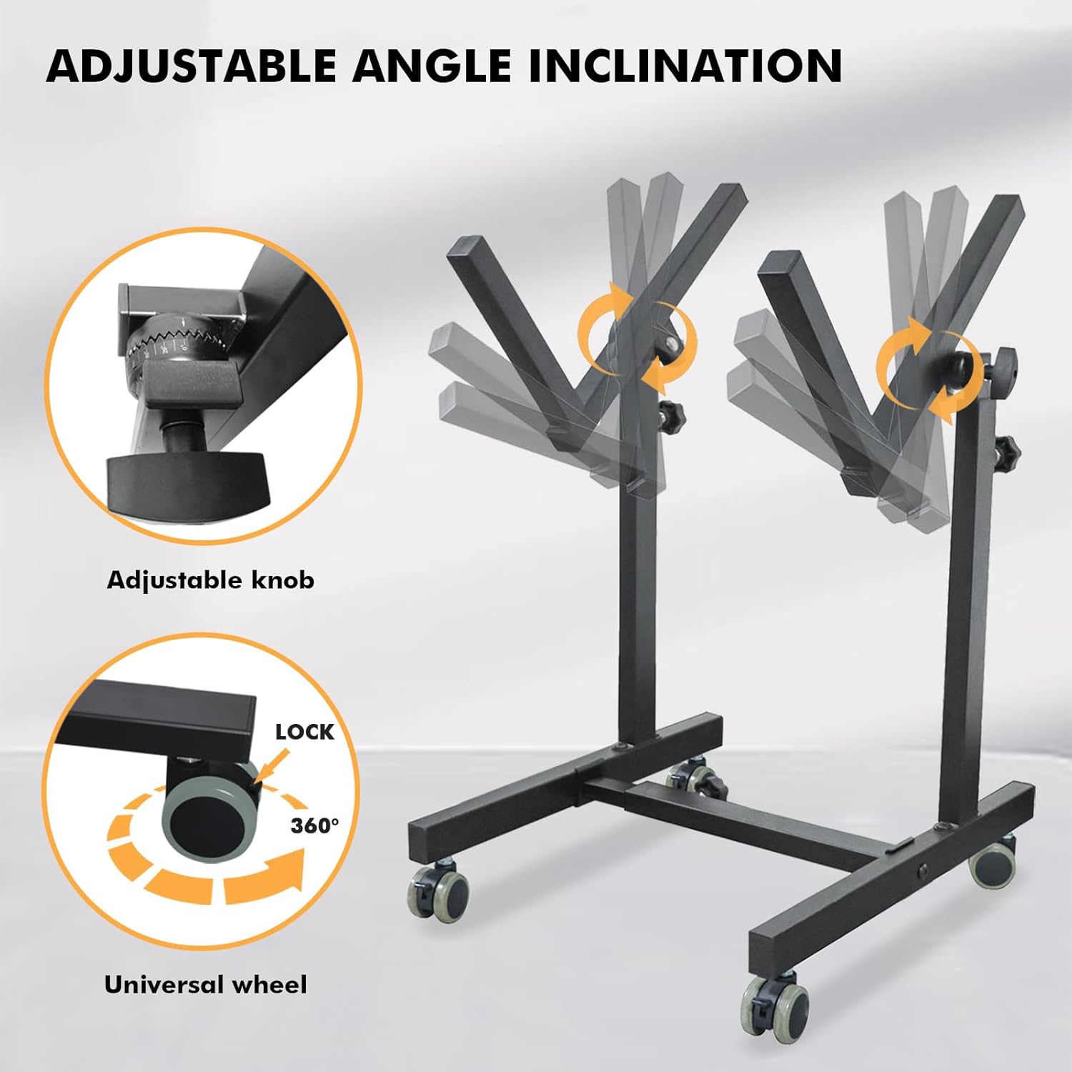 Heavy Duty Amplifier Stand, Adjustable Amps Speaker Cabinet Stand Combo Holder, Audio Rack, Guitar Amplifier Stand