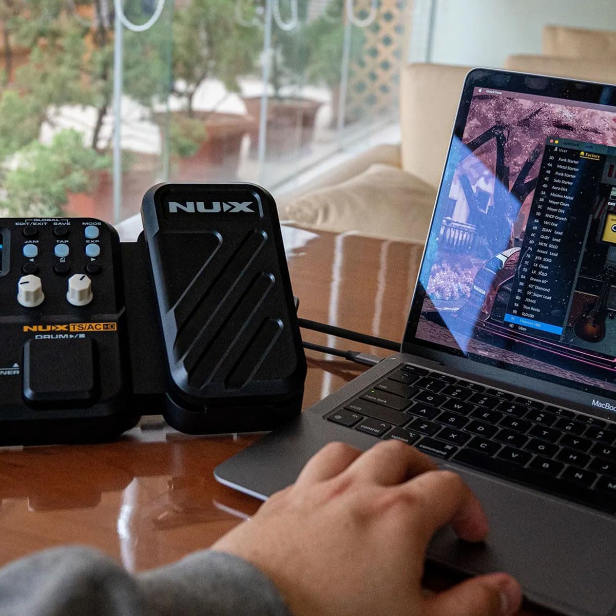 NUX MG-101 Multi Effects Pedal with 46 Effects, 25 Classic Amp Models, 512 Samples IR Resolution, 12 user-loadable IR slots, JAM–Phrase Looper, Drum Machine, Metronome Function,