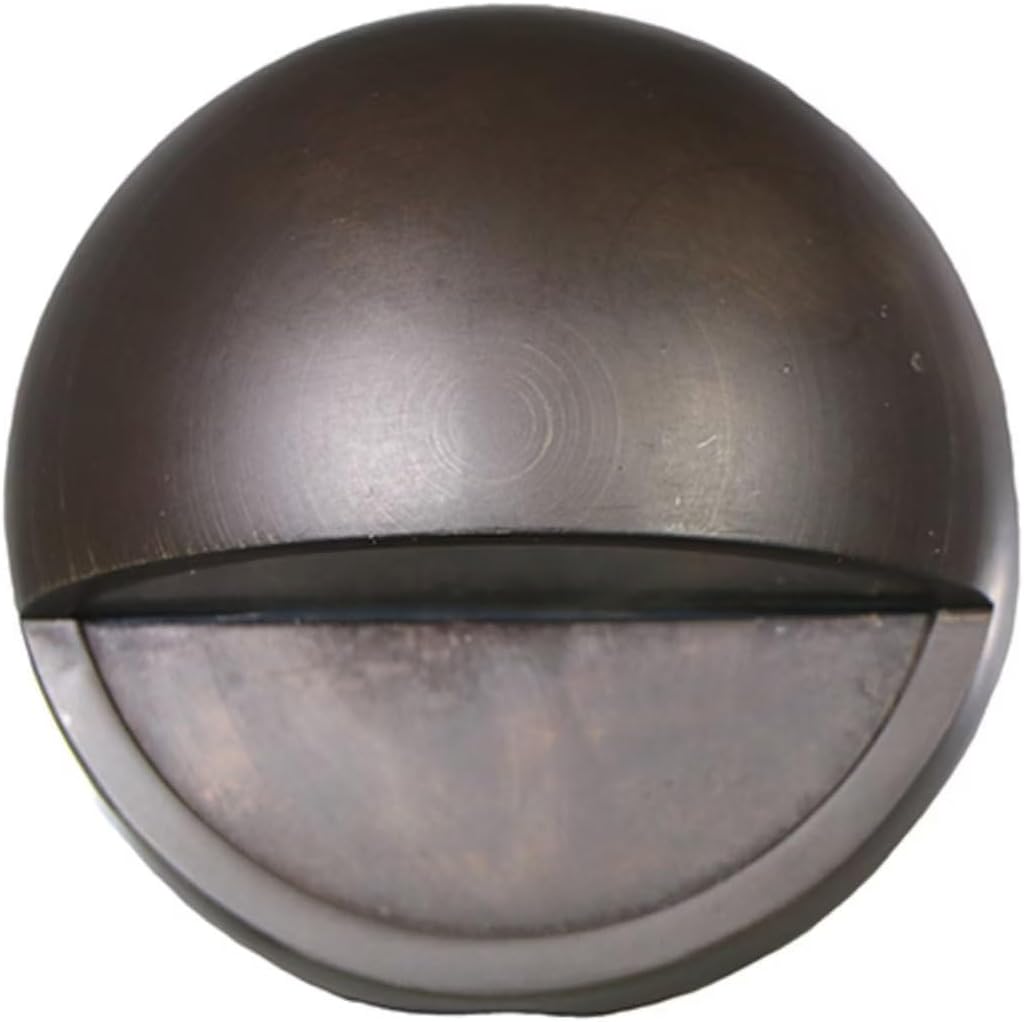 SPW Pro-Trade PT-DL1-BS-LED Deck Light Fixture Brass Housing Antique Brass Finish Includes 2.5W 2700K T3 LED 180 Lumens Outdoor Landscape Lighting