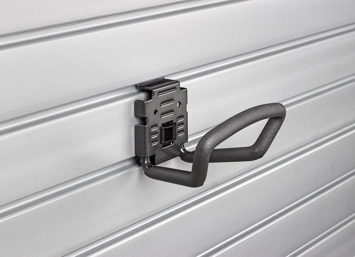 HandiWall Basic Accessory Kit with Locking Brackets for Garage Slatwall Panel Organization