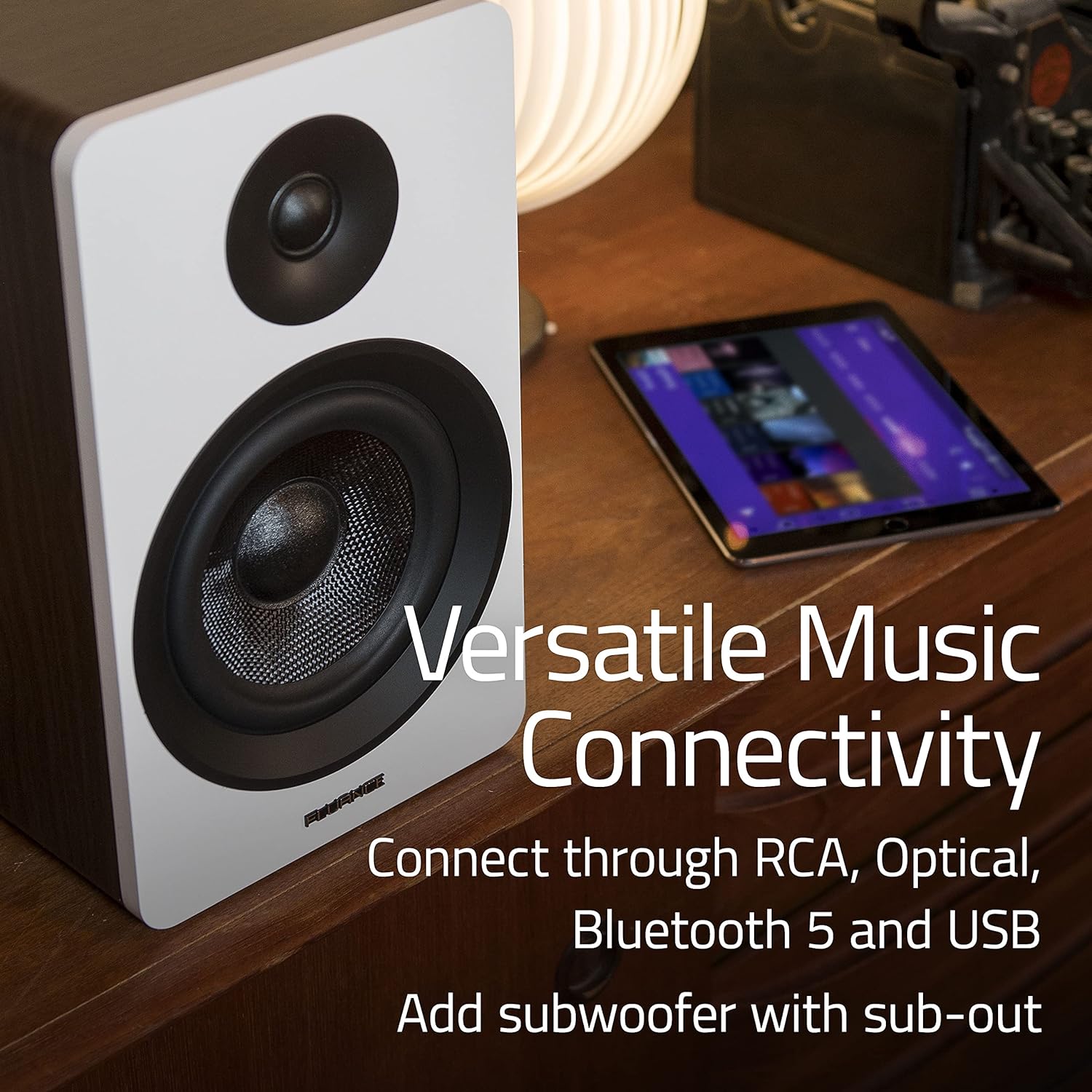 Fluance Ai61 Powered 2-Way 2.0 Stereo Bookshelf Speakers with 6.5