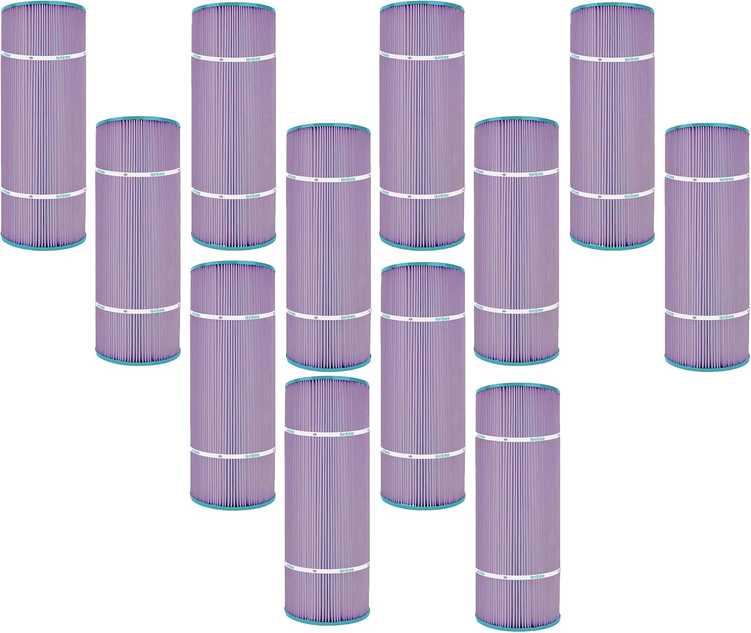 Hurricane Filters 12 Pack HF7470-04P Platinum Purple Pool Filter Cartridge - Replacement for PCC80, Unicel C-7470, Filbur FC-1976, Pentair Clean & Clear 320