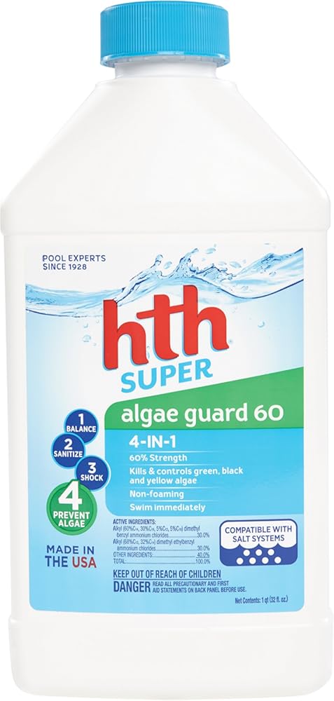 hth Pool Algaecide Super Algae Guard 60 (67064)