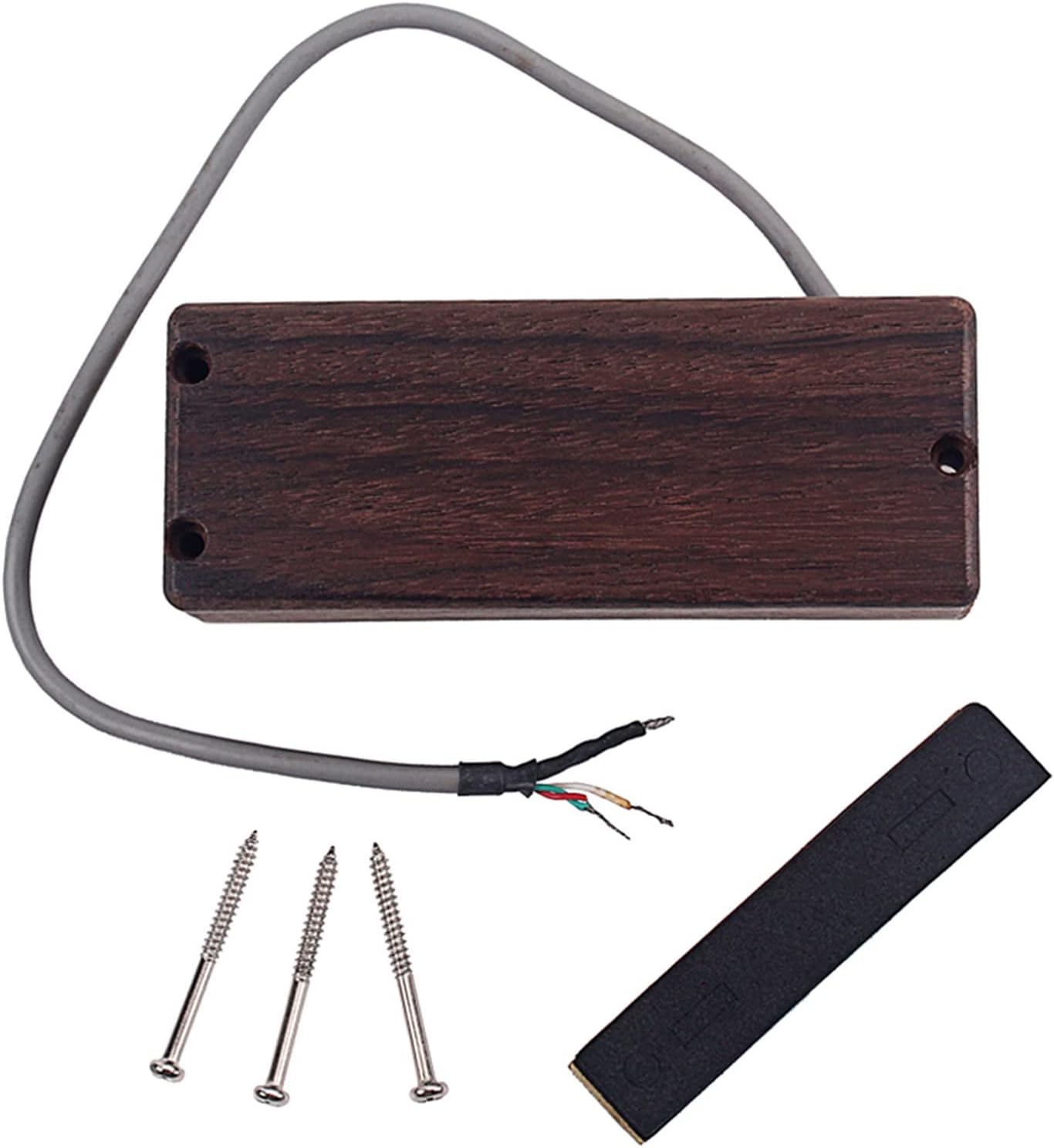 Humbucker Guitar Pickup Bass Pickup Set for 4 String Guitar, Humbucker, Rosewood 1pc