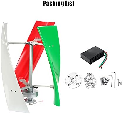 Energy Windmill 400W 600W 12V 24V 48V Vertical Axis Permanent Maglev Wind Turbine Generator 3 Blades Motor with MPPT Controller