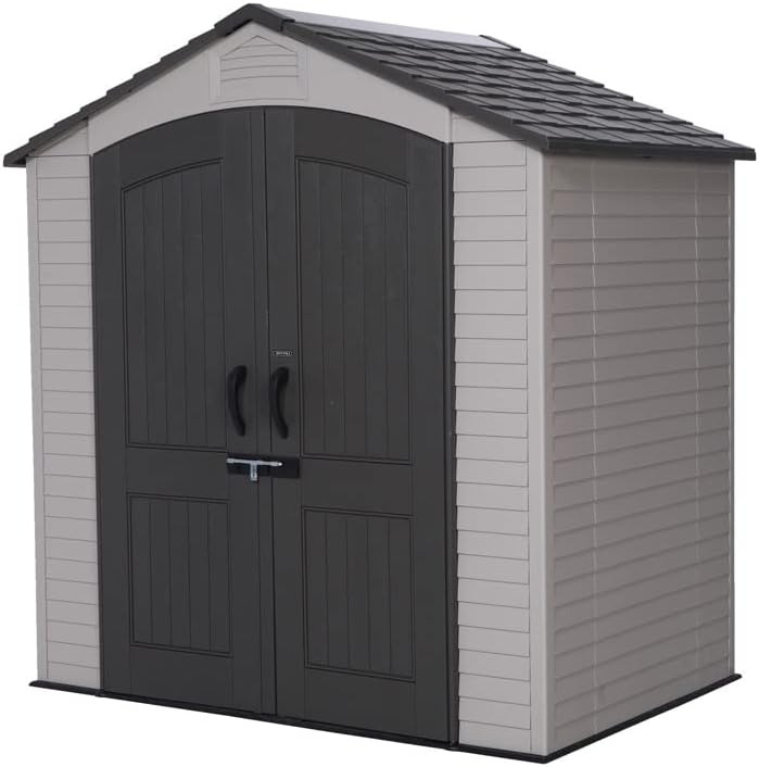 Lifetime 60057 Outdoor Storage Shed, 7 x 4.5'