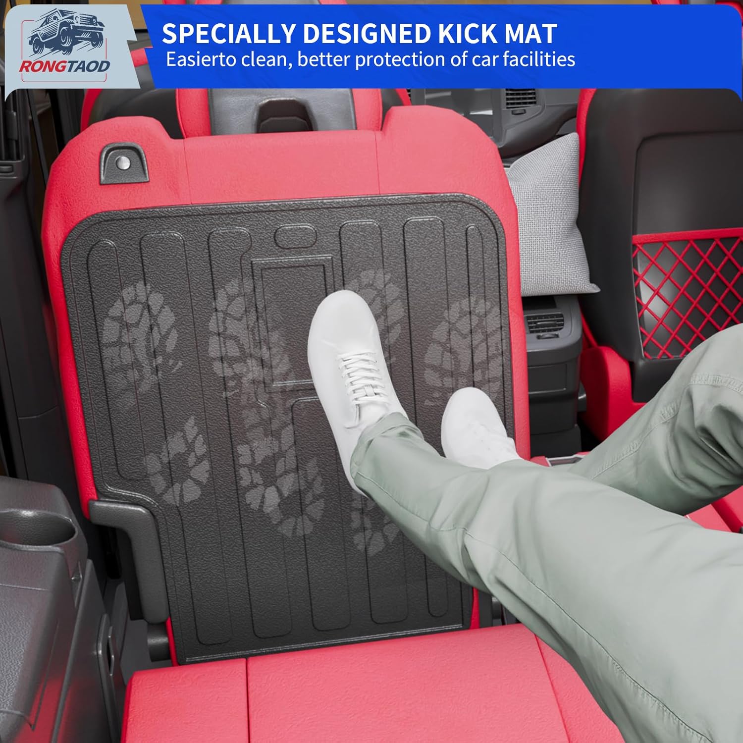 Rongtaod Floor Mats Compatible with 2022-2025 2026 Acura MDX (NOT for Type S) Cargo Mat Cargo Liner Trunk Mat Trunk Liner Back Seat Cover Protector Kick Mat All Weather 2024 MDX Accessories (Set of 8)