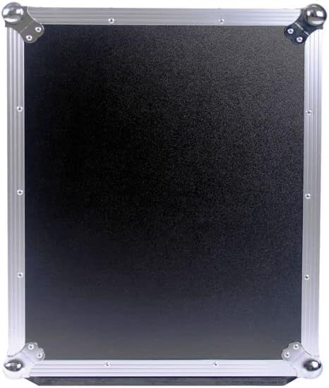 TBH14UADW Fly Drive DJ Amplifier Case Durable Rack w/Heavy Duty Castor Wheels 14u-Space Height 18-IN Standard Depth Electronics Equipment Safe Travel Designed Spring Load Retract Handle