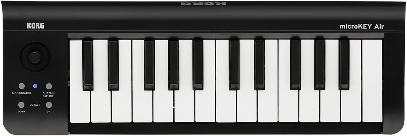 Korg microKEY Air 25-Key Wireless MIDI Controller Bundle with AA Batteries and Austin Bazaar Polishing Cloth