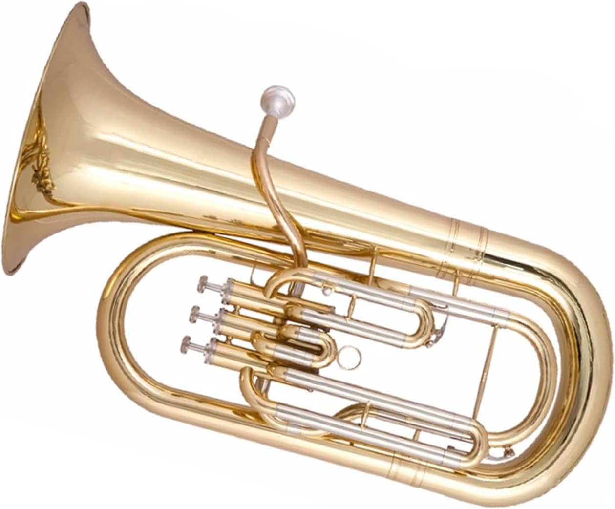 Euphonium A Large Speaker 300mm Tuba Instrument In B Flat Key Upright Keys Euphonium All-brass Instrument(3)