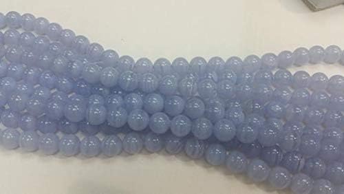 10mm blue lace agate round beads, beads in wholesale price, length in 40 cm