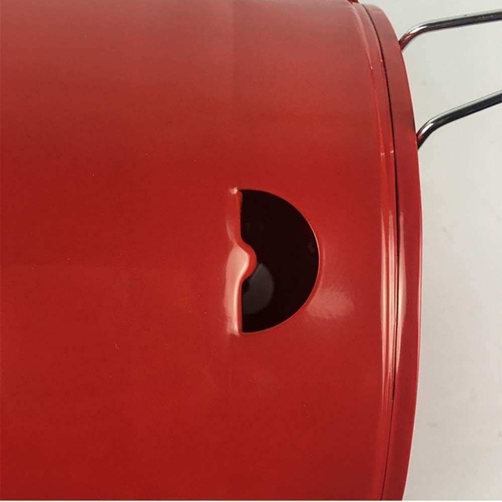 Wood Burning Fire Pit Outdoor Patio Campfire Backyard Fireplace,Round Steel Deep Bowl Fire Pit, 10 inch,