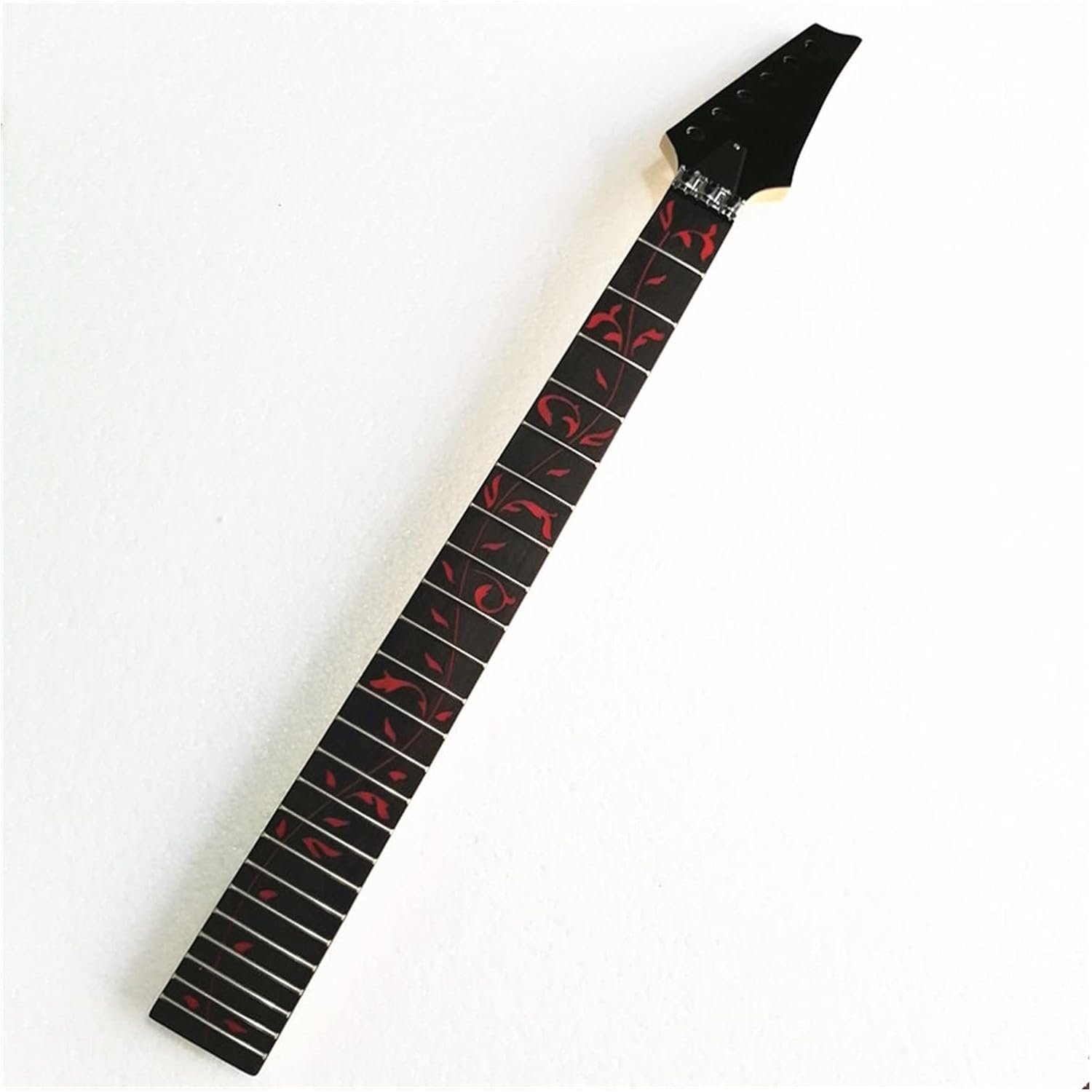 24 Frets Electric Guitar Neck Rosewood Fingerboard Guitar Strings Lock Guitar Accessories Parts Unfinished Guitar Neck