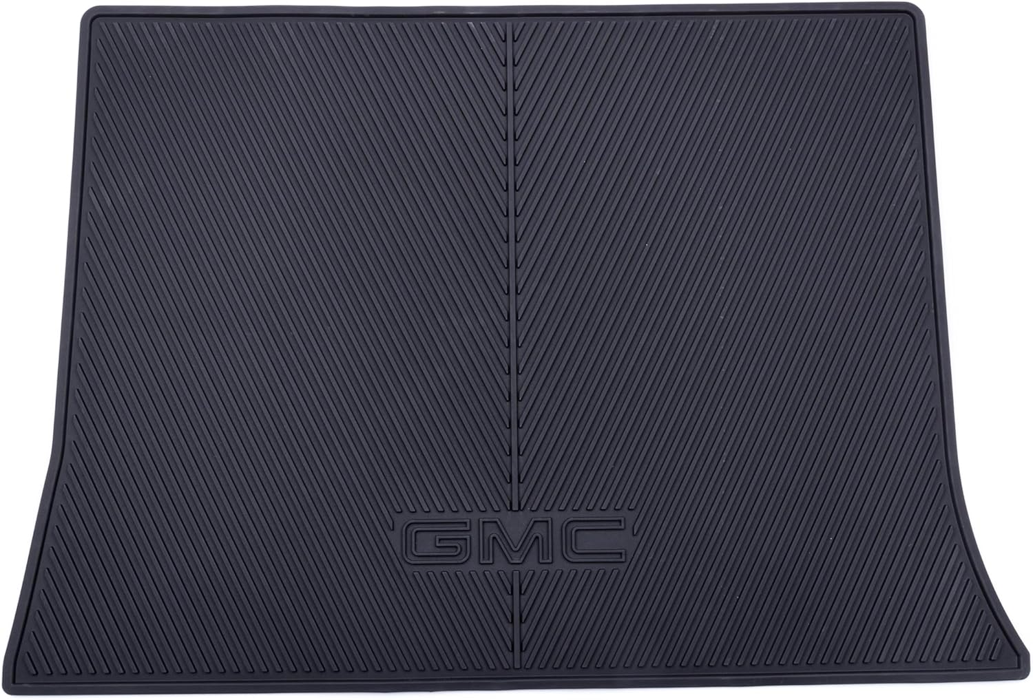 GM Accessories 23477163 Premium All-Weather Cargo Area Mat in Jet Black with GMC Logo