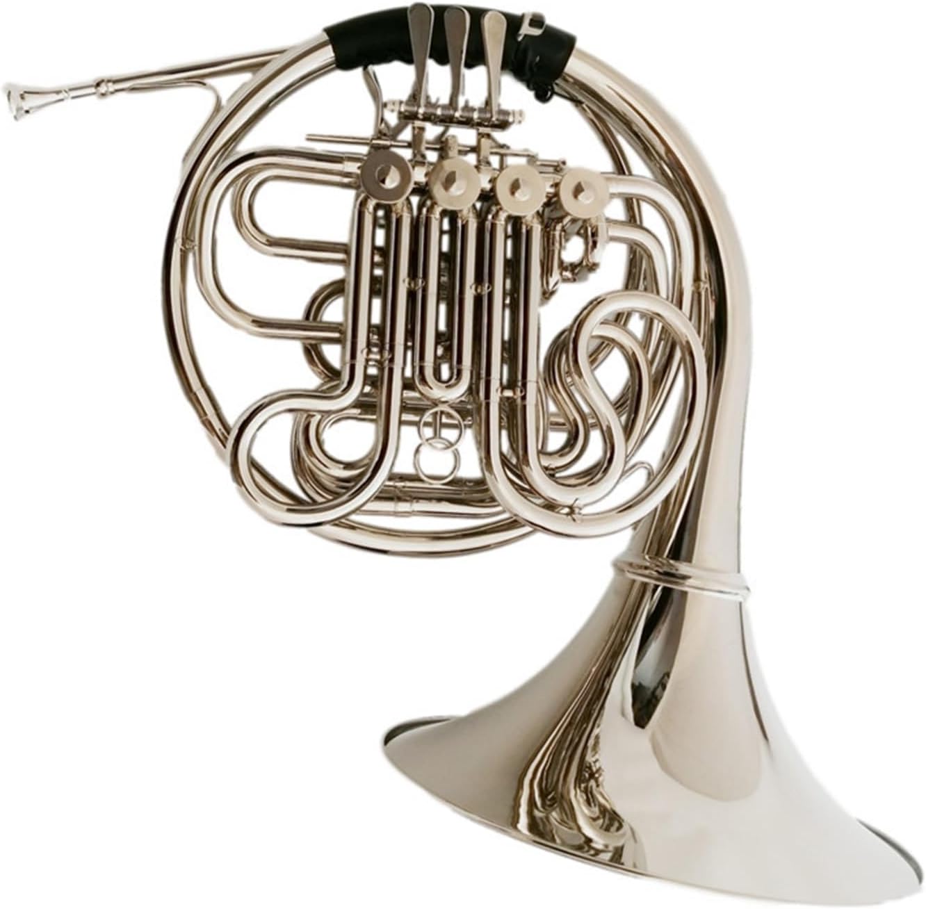 4 Key French Horn Brass Four Key Double Row French Horn Instrument Split B F Tuning Nickel Plated