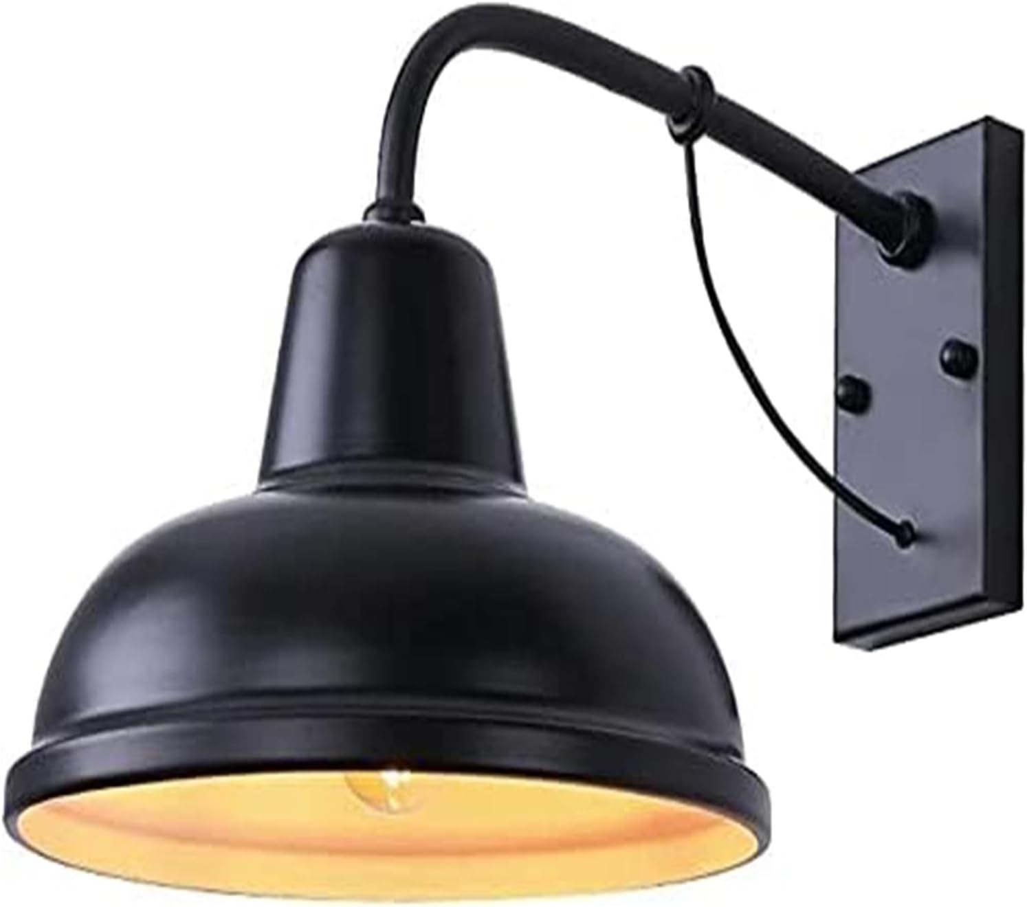 Wall Lamp Retro Edison Wrought Iron Lamp Body Pot Cover Shape Wall Sconce Lighting Fixture Old-Fashioned E27 Wall Mount Wall Light for Pillar Entrance (Color : Dolphin Waves) ,Modern Wall Sconces