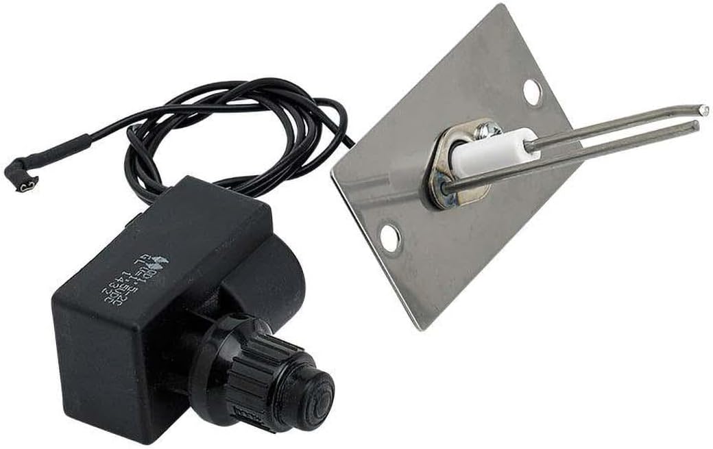 BBQGUYS Signature 36 X 12 Inch Stainless Steel Rectangular Drop-in Fire Pit Pan with Spark Ignition Kit - Propane