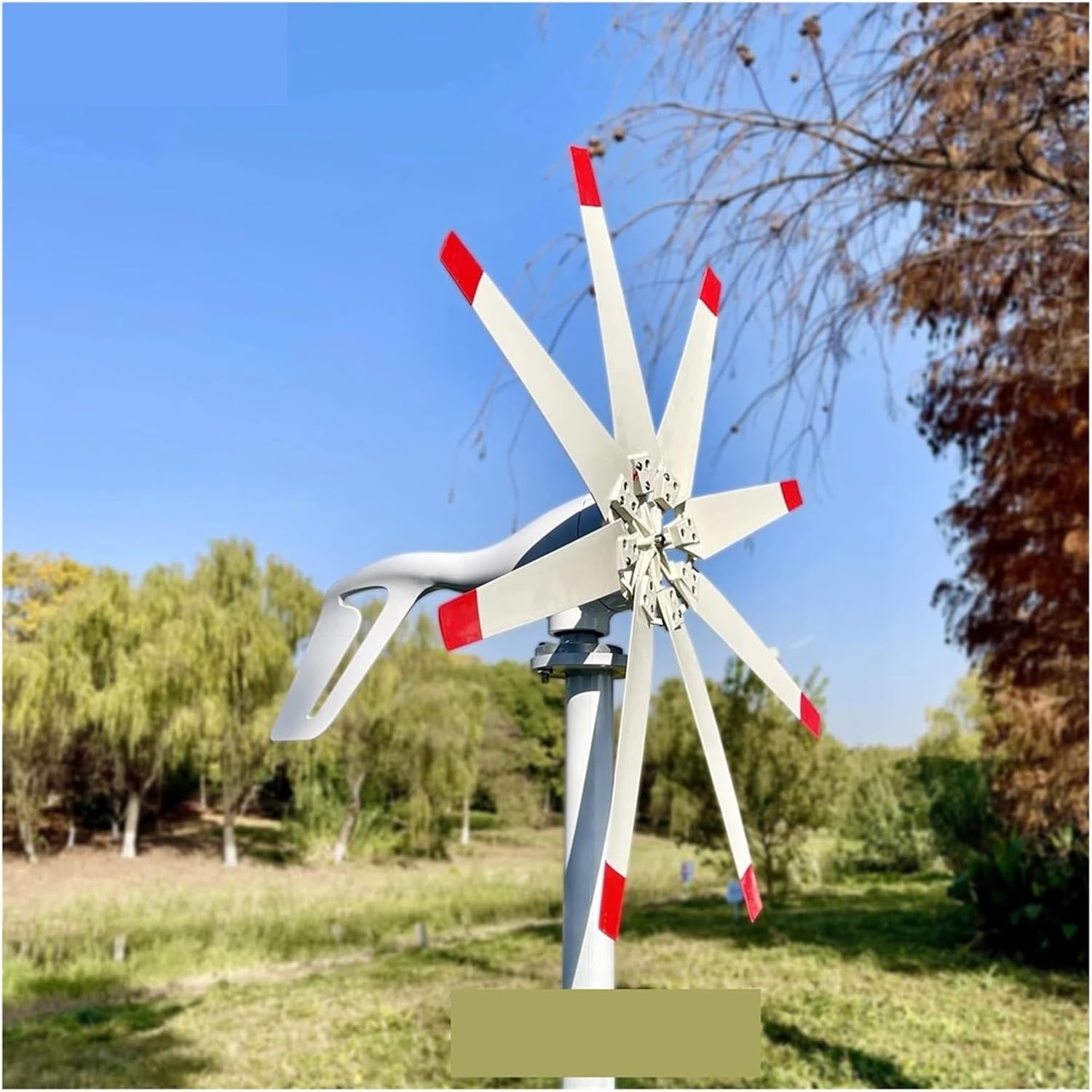 Wind Turbines, 370mm Wind Turbine Blades for Horizontal Wind nerator Nylon Blades DIY Blades for Wind nerator(48V)