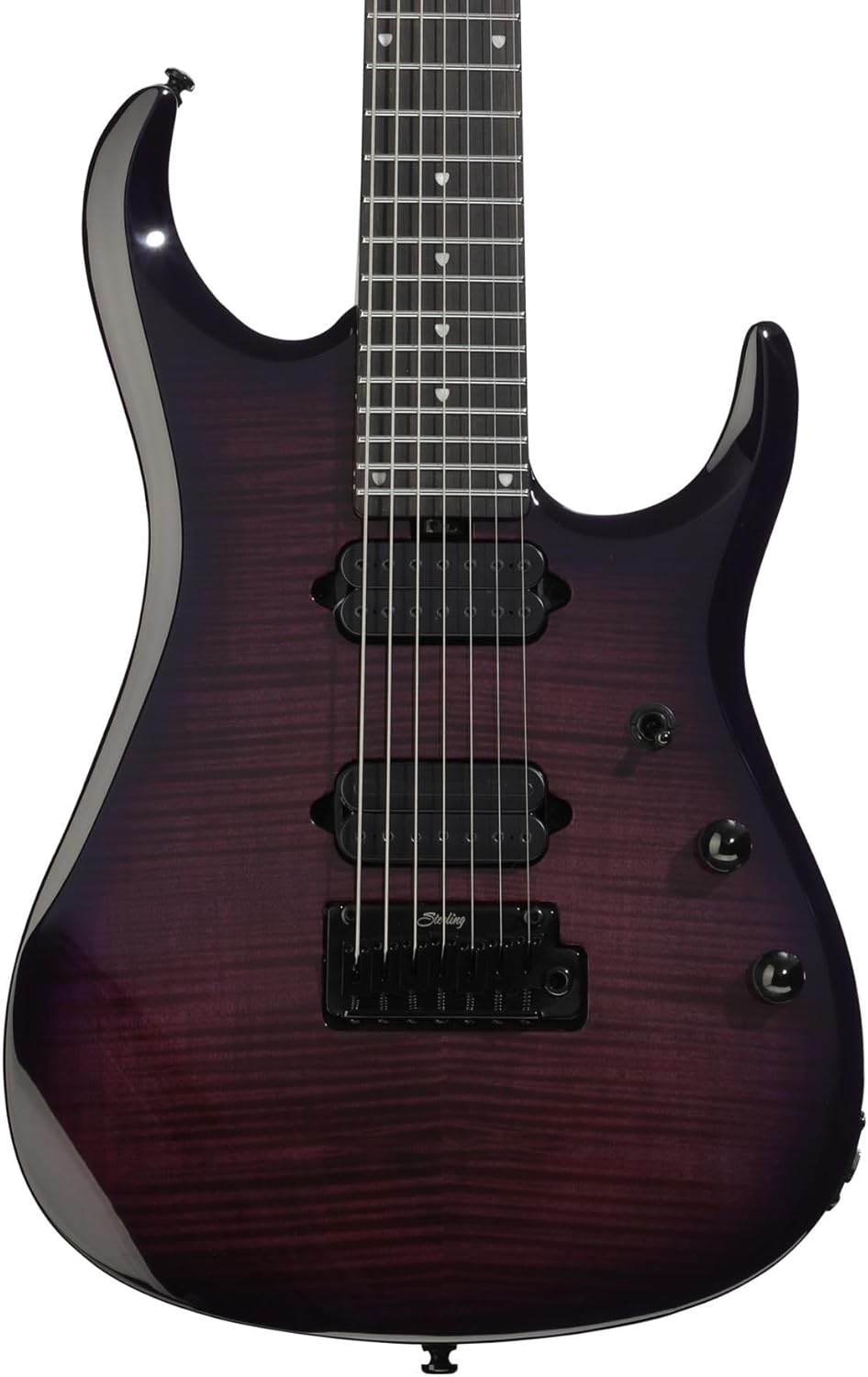 Sterling By Music Man JP157 John Petrucci Signature 7-string Electric Guitar - Purple Nebula, Ebony Fingerboard