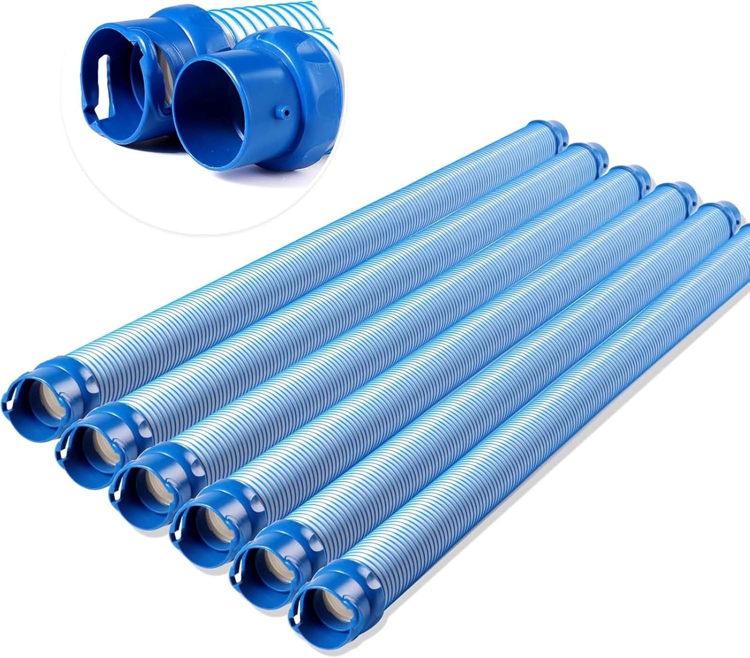 Pool Cleaner Hose For MX6 MX8, Pool Vacuum Twist Lock Hose Replacement Parts,Single Length 39 Inch,Easy Install Easy To Use (6PCS)