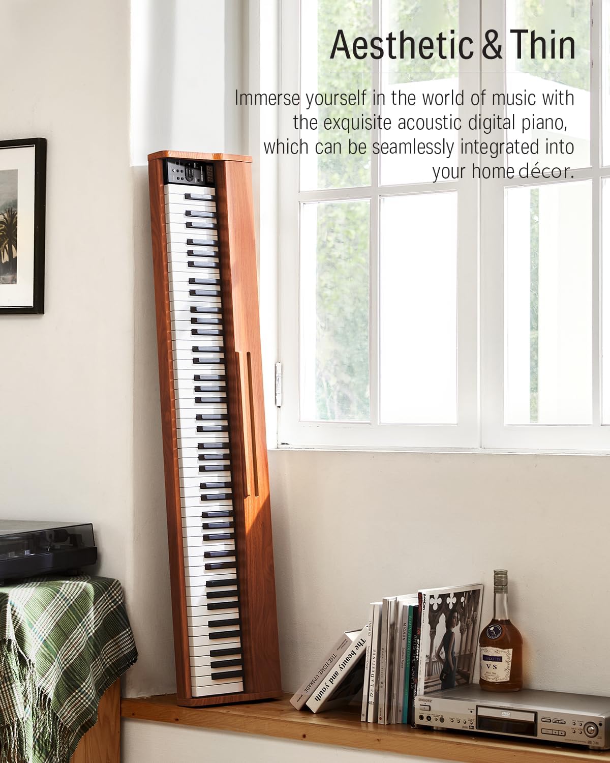 Donner DEP-1S Piano Keyboard 88 Keys+Donner Piano Bench with Storage