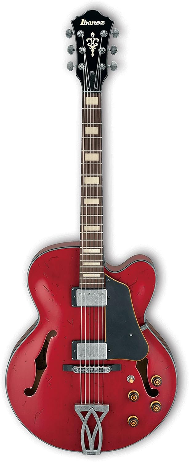 Ibanez Artcore Vintage AFV10 Hollow Body Electric Guitar (Trans Cherry)