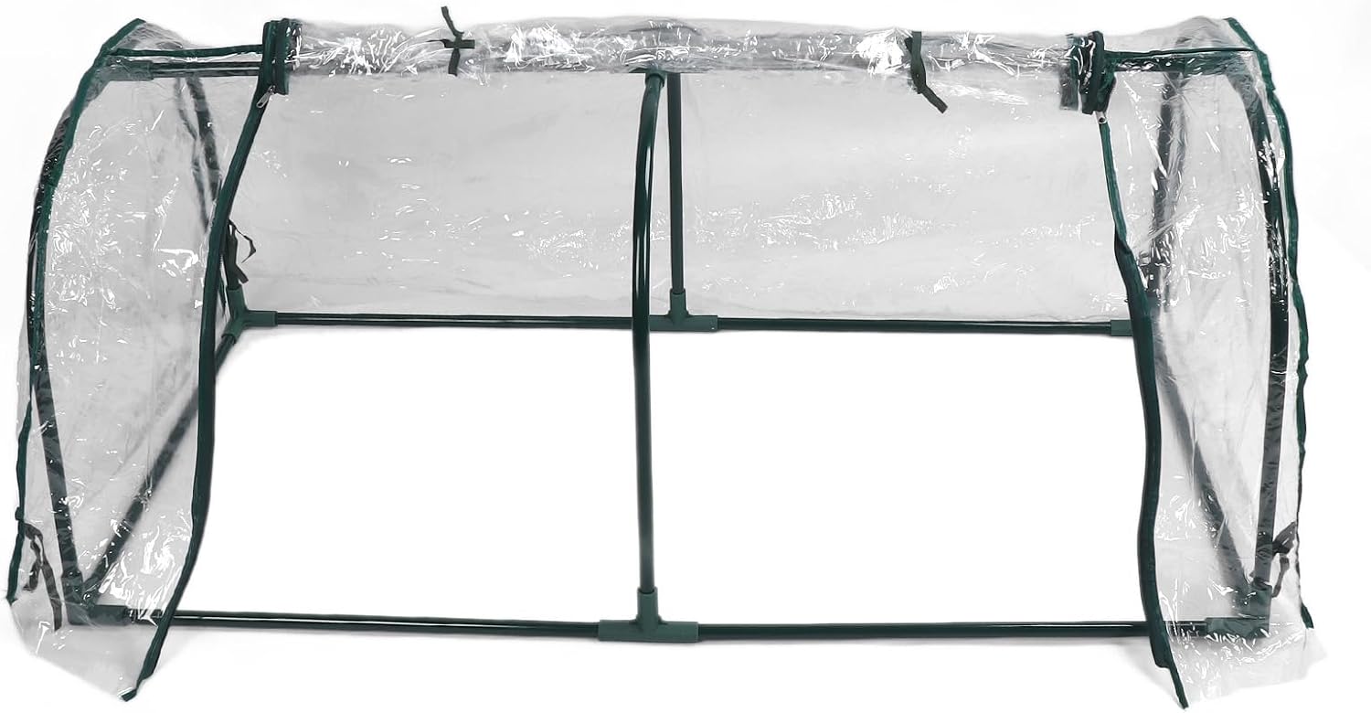 Mini Garden Greenhouse, Widely Used Transparent Cold Proof Rainproof Easy to Use Portable Plant Cover Tent for Outdoor Balcony Garden